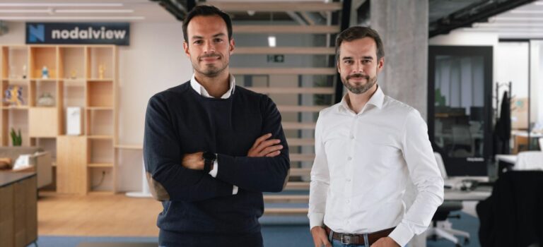 Thomas Lepelaars, CEO & Cofondateur Nodalview (gauche) et Maxim Van Reybrouck, CFO
