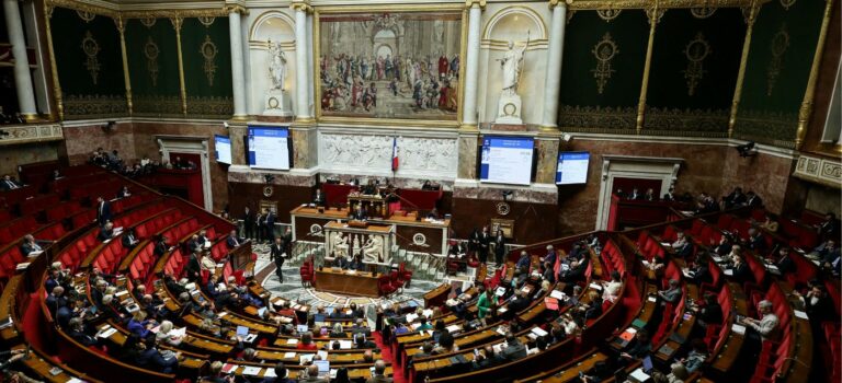 l'hemicycle de l'assemblee nationale