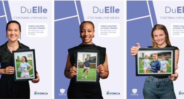 Foncia et le Racing 92 devoilent une campagne en l’honneur de celles qui font rayonner le sport féminin