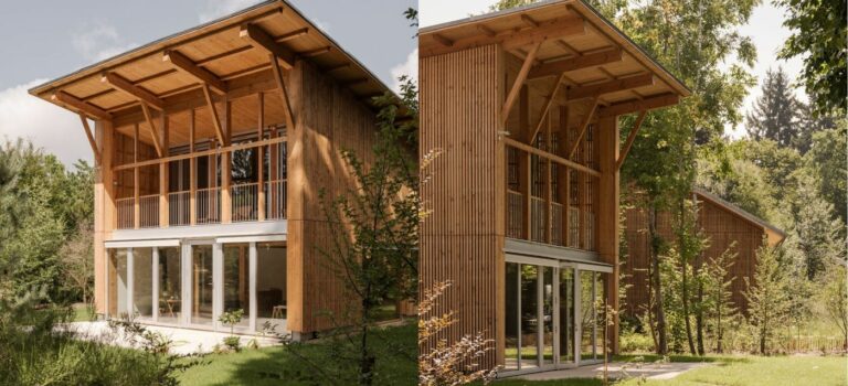 La Lisiere, domaine de 7 maison en bois a Barbizon
