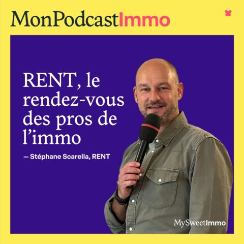 Stephane Scarella, directeur du RENT en pochette de Mon Podcast Immo