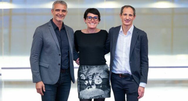 Marc Bremeux, Sandra Franconnet et Gabriel Pacheco, les cofondateurs de SAFTI