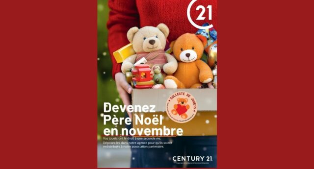 Collecte de jouets dans les agences Century 21