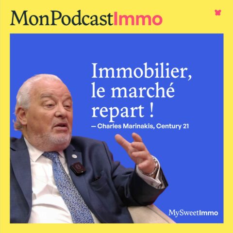 Charles Marinakis en porchette de Mon Podcast Immo