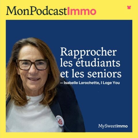 Isabelle Larochette en couverture de Mon Podcast Immo