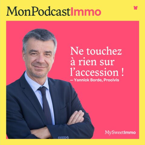 Yannick Borde de Procivis en pochette de Mon Podcast Immo