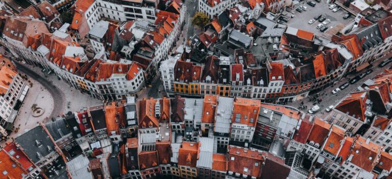 vue aerienne de lille