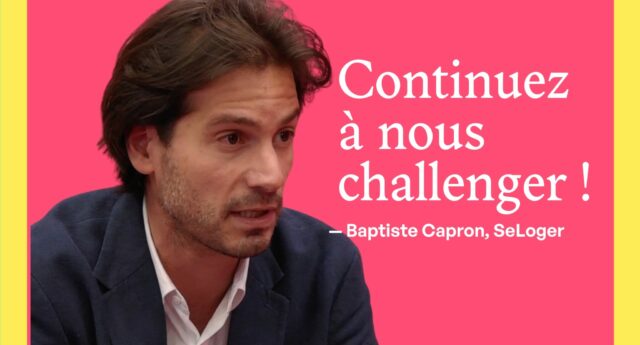 Baptiste Capron directeur general du groupe SeLoger en couverture de Mon Podcast Immo