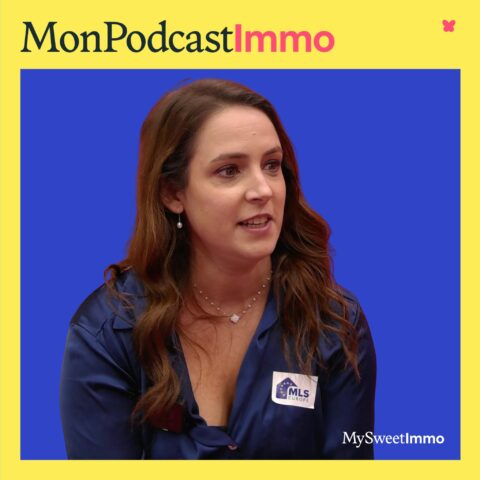 Charlotte Lafeuillade en pochette de Mon Podcast Immo