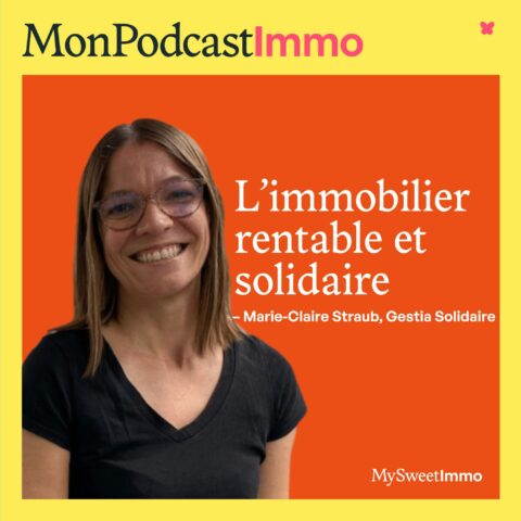 Marie-Claire Straub (Gestia Solidaire) en pochette de Mon Podcast Immo