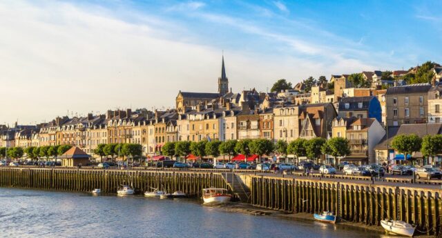 vue de trouville en Normandie
