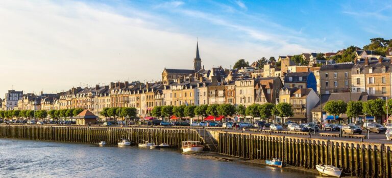 vue de trouville en Normandie