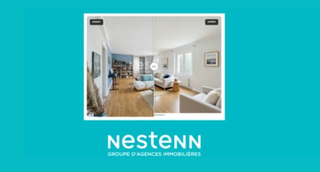 Nestenn propose le home staging virtuel en accès libre sur son site