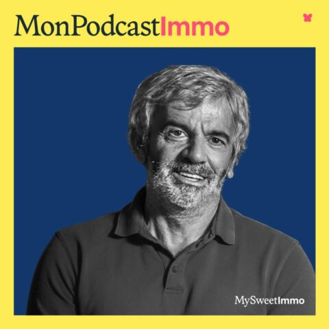 portrait de Jean Thomas Olano , fondateur de Rising Stone en pochette de Mon Podcast Immo