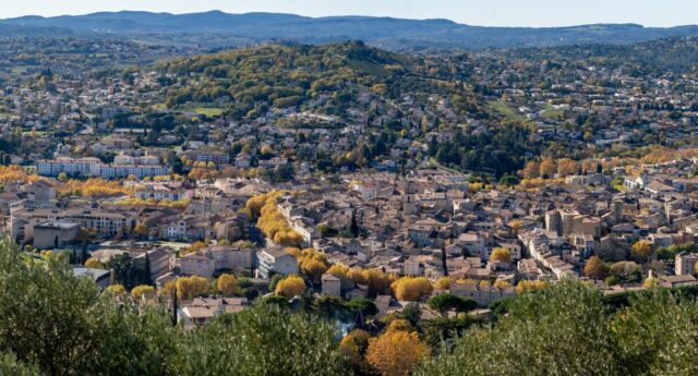 vue aerienne de Manosque