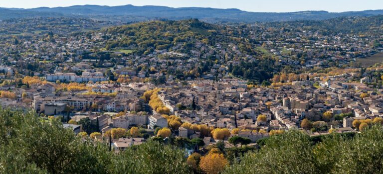 vue aerienne de Manosque