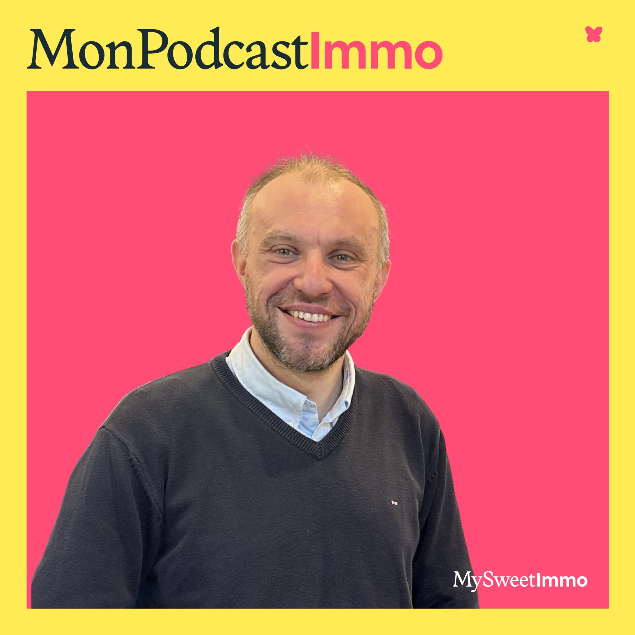 Marc Lebel, fondateur de Jinka en pochette de Mon Podcast Immo