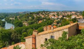 vue aerienne de la Ille de Béziers