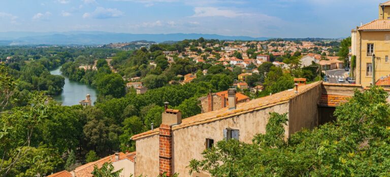 vue aerienne de la Ille de Béziers