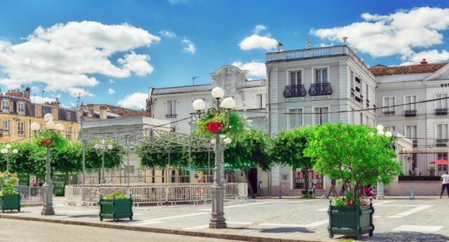 Vue aérienne Fontainebleau