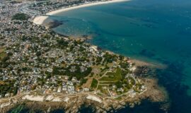 vue aerienne de la ville de La Baule