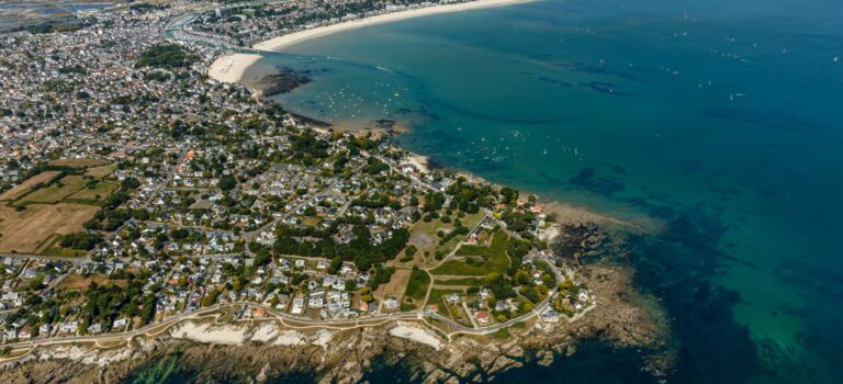 vue aerienne de la ville de La Baule