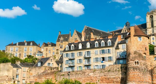 vue aerienne de la ville Le Mans
