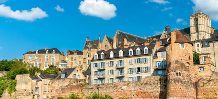 vue aerienne de la ville Le Mans