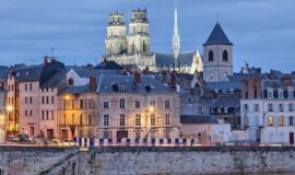 vue aerienne de la ville Orléans