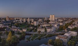 vue aerienne de Rennes