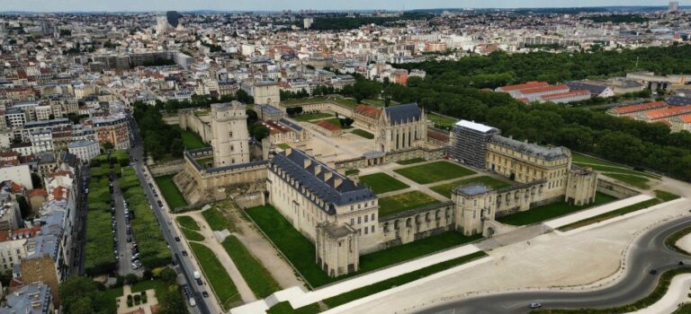 vue aerienne de la ville de vincennes