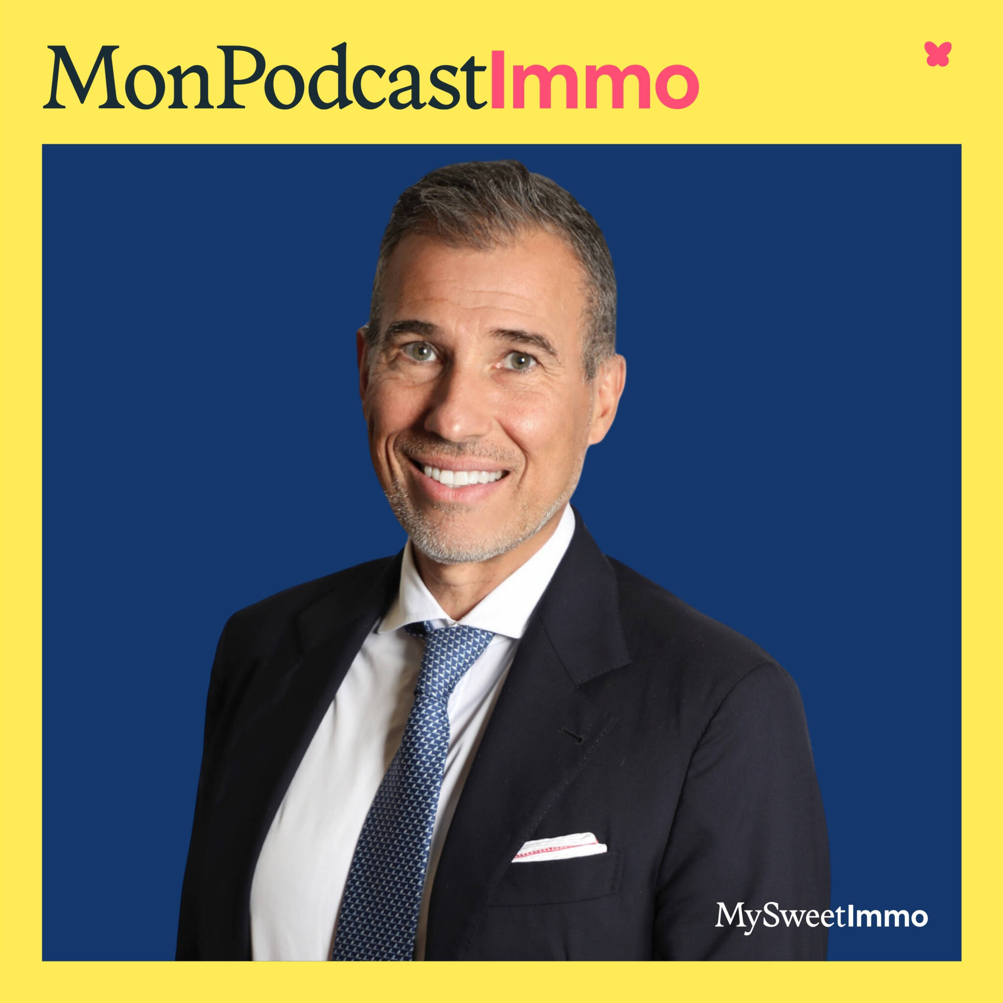 Laurent Demeure, president de Coldwell Banker en couverture de Mon Podcast Immo.