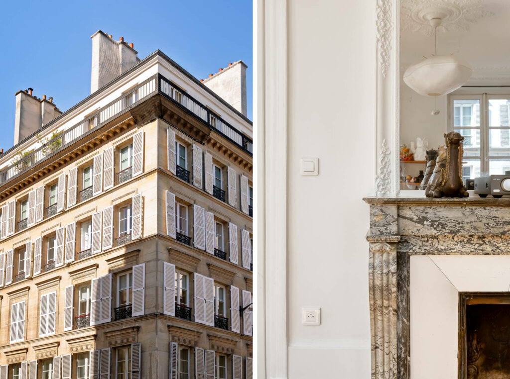 Appartement d’angle a vendre a Paris