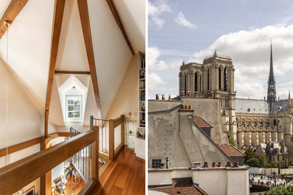 Duplex d’exception face a Notre-Dame