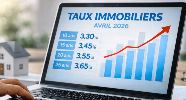 Taux de credit immobilier avril 2026 selon le barometre Emprunt Direct avec hausse par durée d’emprunt