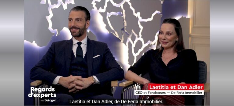 Laetitia et Dan Adler de De Ferla Immobilier idans Regards d'experts SeLoger