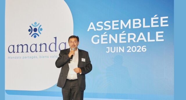 Bahi Khoury pendant l'assemblee generale Amanda qui s'est tenue en juin 2026
