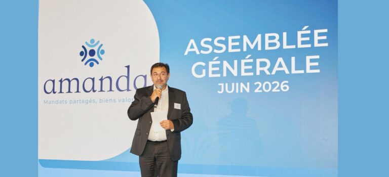 Bahi Khoury pendant l'assemblee generale Amanda qui s'est tenue en juin 2026