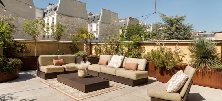 Duplex d’exception avec terrasses dans un hôtel particulier