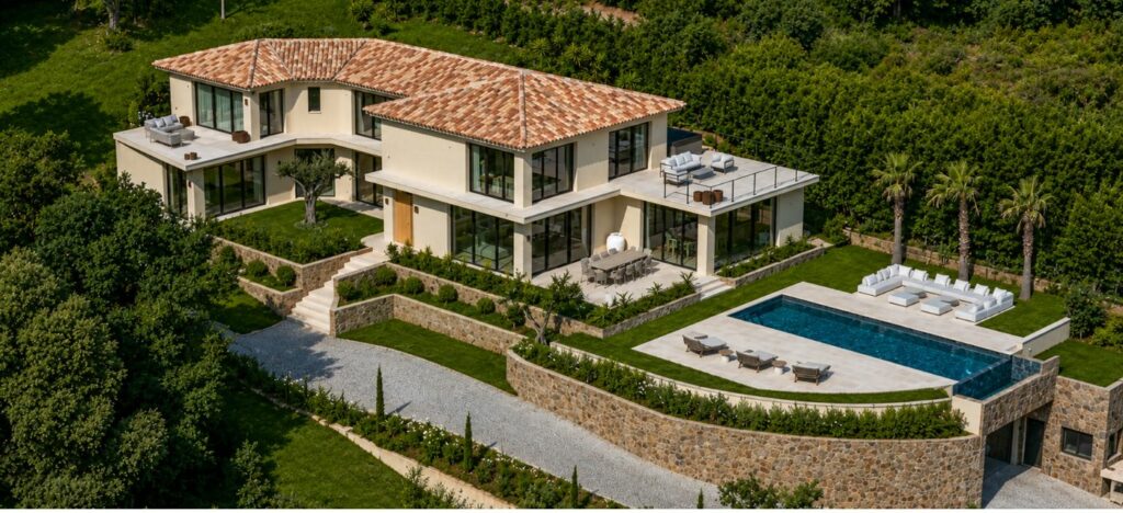 une villa neuve de 14,9 M€ face au Golfe de Saint-Tropez