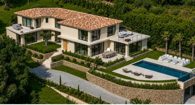 une villa neuve de 14,9 M€ face au Golfe de Saint-Tropez