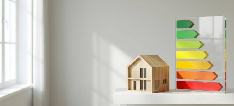 DPE immobilier 2027 avec maison et echelle de performance energetique