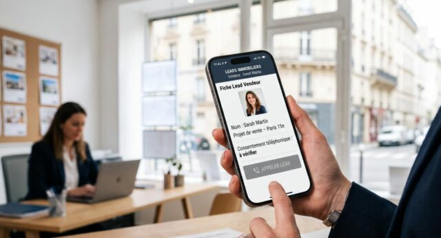 Lead vendeur avec consentement telephonique a verifier avant prospection immobiliere