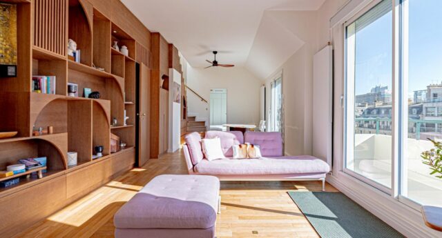 Appartement parisien avec terrasse panoramique de 30 m²