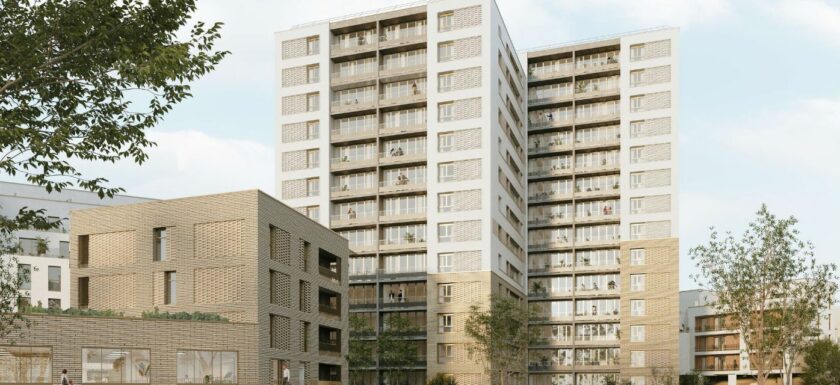 Illustration du projet de transformation de la résidence Marcel Bourdarias à Alfortville