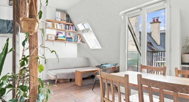 Appartement parisien vendu lors d’enchères immobilières organisées par Howardz