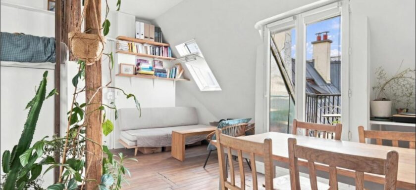 Appartement parisien vendu lors d’enchères immobilières organisées par Howardz