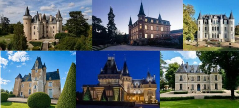 Châteaux français entourés de domaine : illustration du marché immobilier des châteaux en France