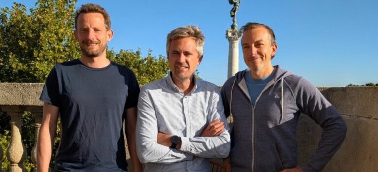 Sébastien Prot, Hervé Degreve et Mathieu Guerchoux, cofondateurs de Vasco
