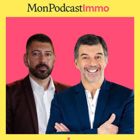 Xavier Belvaux et Stéphane Plaza en pochette de Mon Podcast Immo